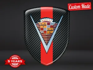 Cadillac Emblemi Silicone Personalizzati Limitati Stile Cupola